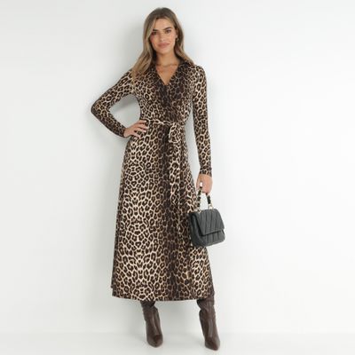 Sukienka casual koszulowa born2be ze sklepu: born2be.pl w kategorii: Sukienki - zdjęcie 054DCF2-170-2564_144447
