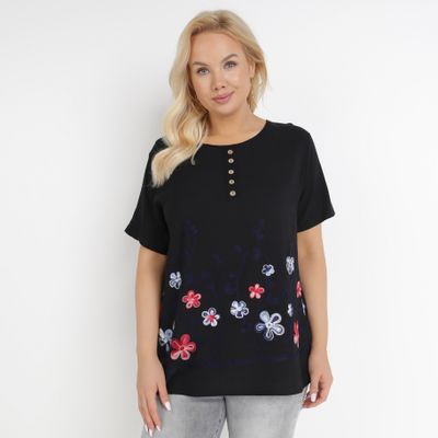 born2be - Bluzka damska na wiosnę w stylu młodzieżowym ze sklepu: born2be.pl w kategorii: Bluzki damskie - zdjęcie 054DCF2-170-2564_165400
