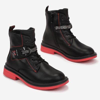 Buty zimowe dziecięce na zimę born2be ze sklepu: born2be.pl w kategorii: Buty zimowe dziecięce - zdjęcie 054DCF2-170-2564_176338