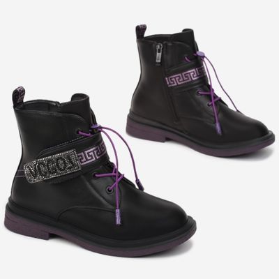 Buty zimowe dziecięce na zimę born2be ze sklepu: born2be.pl w kategorii: Buty zimowe dziecięce - zdjęcie 054DCF2-170-2564_176342