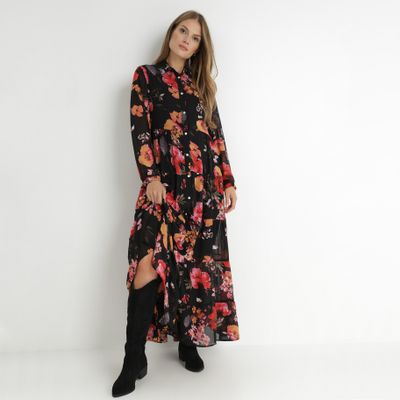 Sukienka w stylu boho born2be ze sklepu: born2be.pl w kategorii: Sukienki - zdjęcie 054DCF2-170-2564_184519