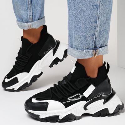Buty sportowe damskie na jesień born2be ze sklepu: born2be.pl w kategorii: Buty sportowe damskie - zdjęcie 054DCF2-170-2564_187435