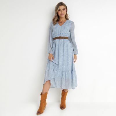 Sukienka na wiosnę oversize born2be ze sklepu: born2be.pl w kategorii: Sukienki - zdjęcie 054DCF2-170-2564_187531