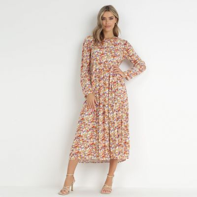 Sukienka w stylu boho born2be ze sklepu: born2be.pl w kategorii: Sukienki - zdjęcie 054DCF2-170-2564_187540