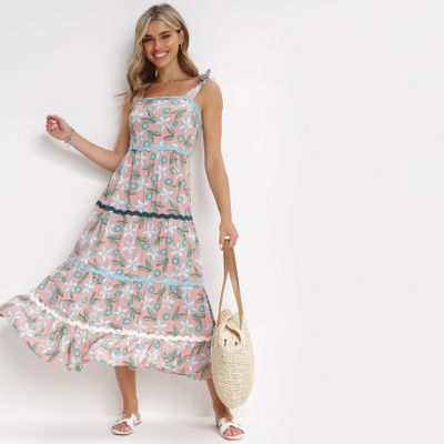 born2be - Sukienka boho ze sklepu: born2be.pl w kategorii: Sukienki - zdjęcie 054DCF2-170-2564_198680