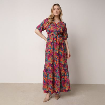 Sukienka w stylu boho letnia born2be ze sklepu: born2be.pl w kategorii: Sukienki - zdjęcie 054DCF2-170-2564_200399
