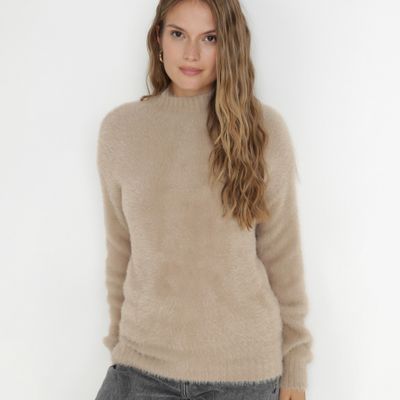 Sweter damski casualowy born2be ze sklepu: born2be.pl w kategorii: Swetry damskie - zdjęcie 054DCF2-170-2564_207038