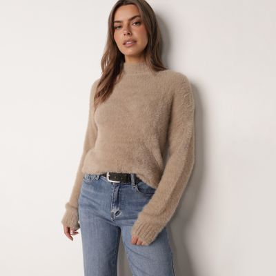 Sweter damski casualowy born2be ze sklepu: born2be.pl w kategorii: Swetry damskie - zdjęcie 054DCF2-170-2564_207038