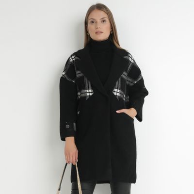 Płaszcz damski casual jesienny born2be ze sklepu: born2be.pl w kategorii: Płaszcze damskie - zdjęcie 054DCF2-170-2564_211558