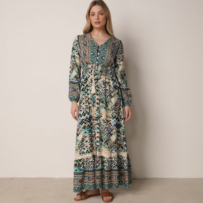 Sukienka w stylu boho born2be ze sklepu: born2be.pl w kategorii: Sukienki - zdjęcie 054DCF2-170-2564_213611