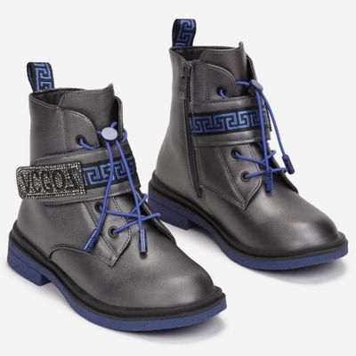 born2be - Buty zimowe dziecięce na zimę ze sklepu: born2be.pl w kategorii: Buty zimowe dziecięce - zdjęcie 054DCF2-170-2564_213934