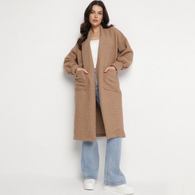 Płaszcz damski casual born2be ze sklepu: born2be.pl w kategorii: Płaszcze damskie - zdjęcie 054DCF2-170-2564_216516