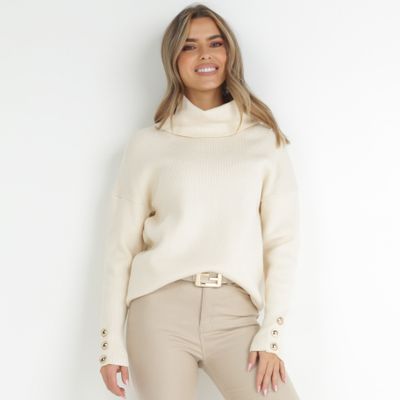 Sweter damski casual born2be ze sklepu: born2be.pl w kategorii: Swetry damskie - zdjęcie 054DCF2-170-2564_217983