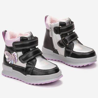 born2be - Buty zimowe dziecięce na zimę ze sklepu: born2be.pl w kategorii: Buty zimowe dziecięce - zdjęcie 054DCF2-170-2564_218036