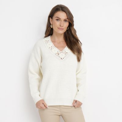 Sweter damski casualowy born2be ze sklepu: born2be.pl w kategorii: Swetry damskie - zdjęcie 054DCF2-170-2564_219923