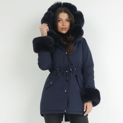 born2be - Parka damska jesienna ze sklepu: born2be.pl w kategorii: Parki damskie - zdjęcie 054DCF2-170-2564_220124