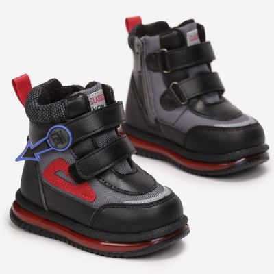 Buty zimowe dziecięce na zimę born2be ze sklepu: born2be.pl w kategorii: Buty zimowe dziecięce - zdjęcie 054DCF2-170-2564_220217