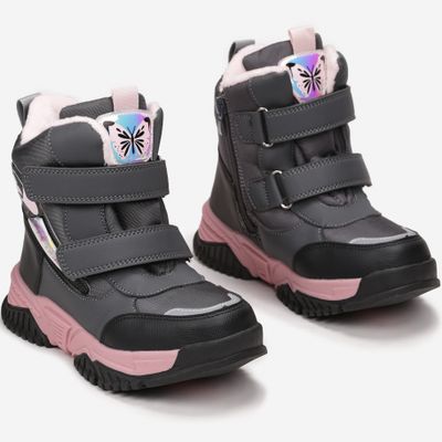 Buty zimowe dziecięce na zimę born2be ze sklepu: born2be.pl w kategorii: Buty zimowe dziecięce - zdjęcie 054DCF2-170-2564_220710