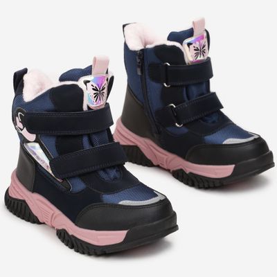 born2be - Buty zimowe dziecięce na zimę ze sklepu: born2be.pl w kategorii: Buty zimowe dziecięce - zdjęcie 054DCF2-170-2564_220713