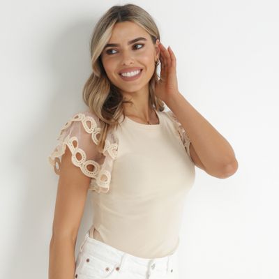 Bluzka damska casual na wiosnę born2be ze sklepu: born2be.pl w kategorii: Bluzki damskie - zdjęcie 054DCF2-170-2564_224225