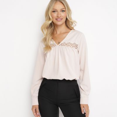 born2be - Bluzka damska na wiosnę elegancka ze sklepu: born2be.pl w kategorii: Bluzki damskie - zdjęcie 054DCF2-170-2564_225606