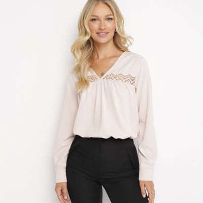 born2be - Bluzka damska na wiosnę elegancka ze sklepu: born2be.pl w kategorii: Bluzki damskie - zdjęcie 054DCF2-170-2564_225606