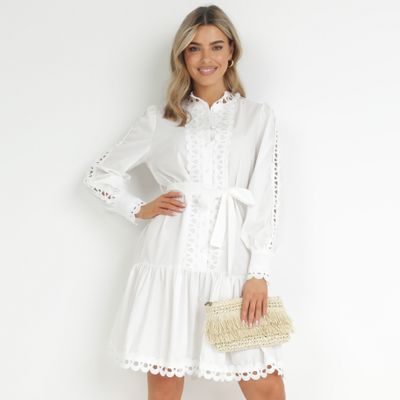 Sukienka casual koszulowa born2be ze sklepu: born2be.pl w kategorii: Sukienki - zdjęcie 054DCF2-170-2564_227224