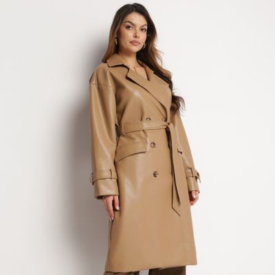 Płaszcz damski casual born2be ze sklepu: born2be.pl w kategorii: Płaszcze damskie - zdjęcie 054DCF2-170-2564_227990