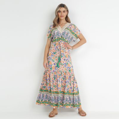 Sukienka w stylu boho born2be ze sklepu: born2be.pl w kategorii: Sukienki - zdjęcie 054DCF2-170-2564_230164