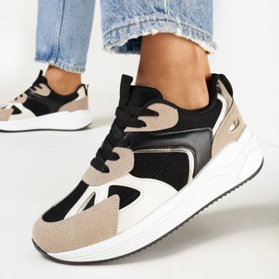 Buty sportowe damskie wiosenne born2be ze sklepu: born2be.pl w kategorii: Buty sportowe damskie - zdjęcie 054DCF2-170-2564_232306