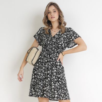 Sukienka casual koszulowa born2be ze sklepu: born2be.pl w kategorii: Sukienki - zdjęcie 054DCF2-170-2564_239532