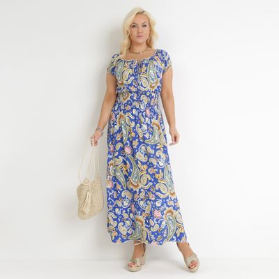 Sukienka na wiosnę w stylu boho born2be ze sklepu: born2be.pl w kategorii: Sukienki - zdjęcie 054DCF2-170-2564_241771