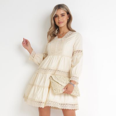 Sukienka casual na wiosnę born2be ze sklepu: born2be.pl w kategorii: Sukienki - zdjęcie 054DCF2-170-2564_243156