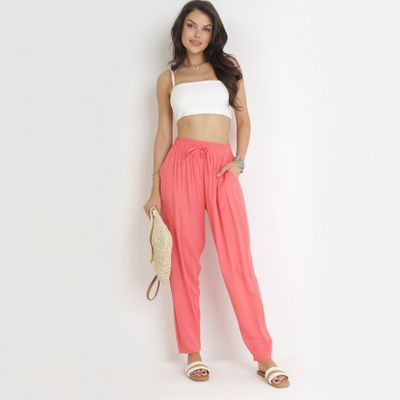 Spodnie damskie letnie born2be ze sklepu: born2be.pl w kategorii: Spodnie damskie - zdjęcie 054DCF2-170-2564_244299