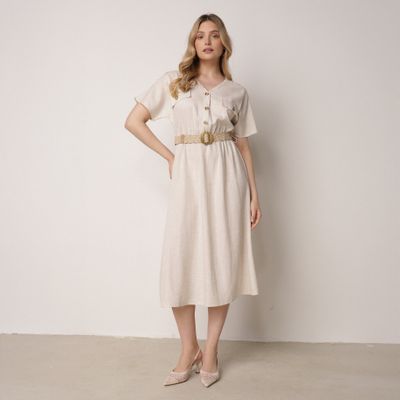born2be - Sukienka na wiosnę elegancka ze sklepu: born2be.pl w kategorii: Sukienki - zdjęcie 054DCF2-170-2564_249404