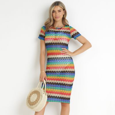 Sukienka casual born2be ze sklepu: born2be.pl w kategorii: Sukienki - zdjęcie 054DCF2-170-2564_251191