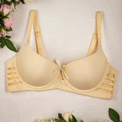 Biustonosz casual bez wzorów born2be ze sklepu: born2be.pl w kategorii: Biustonosze - zdjęcie 054DCF2-170-2564_254025