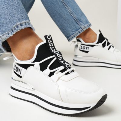 Buty sportowe damskie na wiosnę born2be ze sklepu: born2be.pl w kategorii: Buty sportowe damskie - zdjęcie 054DCF2-170-2564_260946