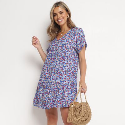 Sukienka oversize na lato born2be ze sklepu: born2be.pl w kategorii: Sukienki - zdjęcie 054DCF2-170-2564_261731