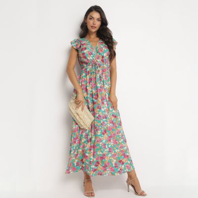 Sukienka casual kopertowa born2be ze sklepu: born2be.pl w kategorii: Sukienki - zdjęcie 054DCF2-170-2564_261733