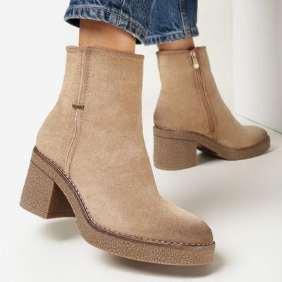 Botki na wiosnę jesienne born2be ze sklepu: born2be.pl w kategorii: Botki - zdjęcie 054DCF2-170-2564_263321