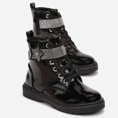 Buty zimowe dziecięce na zimę born2be ze sklepu: born2be.pl w kategorii: Buty zimowe dziecięce - zdjęcie 054DCF2-170-2564_263409