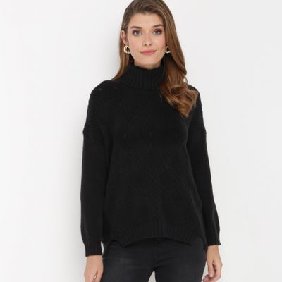 Sweter damski na zimę born2be ze sklepu: born2be.pl w kategorii: Swetry damskie - zdjęcie 054DCF2-170-2564_263900