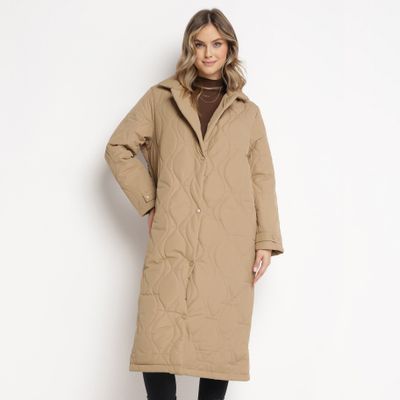 Płaszcz damski casual born2be ze sklepu: born2be.pl w kategorii: Płaszcze damskie - zdjęcie 054DCF2-170-2564_264049