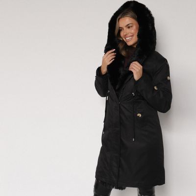 Parka damska na jesień born2be ze sklepu: born2be.pl w kategorii: Parki damskie - zdjęcie 054DCF2-170-2564_264829