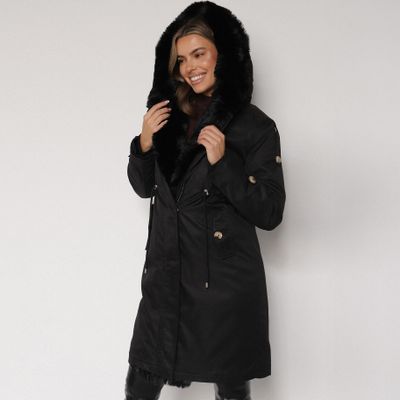 Parka damska na jesień born2be ze sklepu: born2be.pl w kategorii: Parki damskie - zdjęcie 054DCF2-170-2564_264829