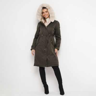 Parka damska born2be ze sklepu: born2be.pl w kategorii: Parki damskie - zdjęcie 054DCF2-170-2564_264855