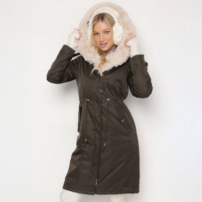 Parka damska born2be ze sklepu: born2be.pl w kategorii: Parki damskie - zdjęcie 054DCF2-170-2564_264855