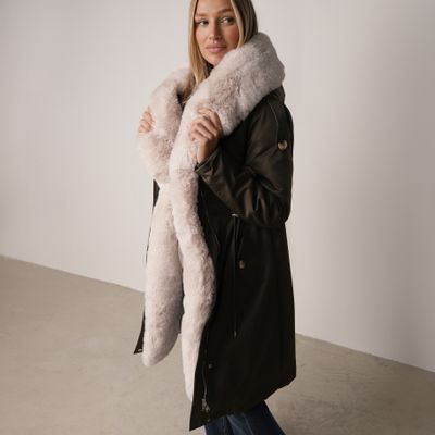 Parka damska born2be ze sklepu: born2be.pl w kategorii: Parki damskie - zdjęcie 054DCF2-170-2564_264855