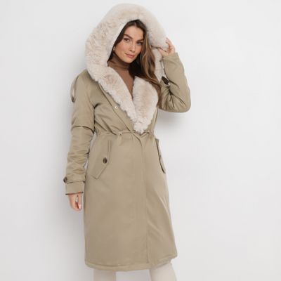 Parka damska jesienna born2be ze sklepu: born2be.pl w kategorii: Parki damskie - zdjęcie 054DCF2-170-2564_264895
